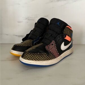 Kids Nike Air Jordan retro multi color shoes size 1
